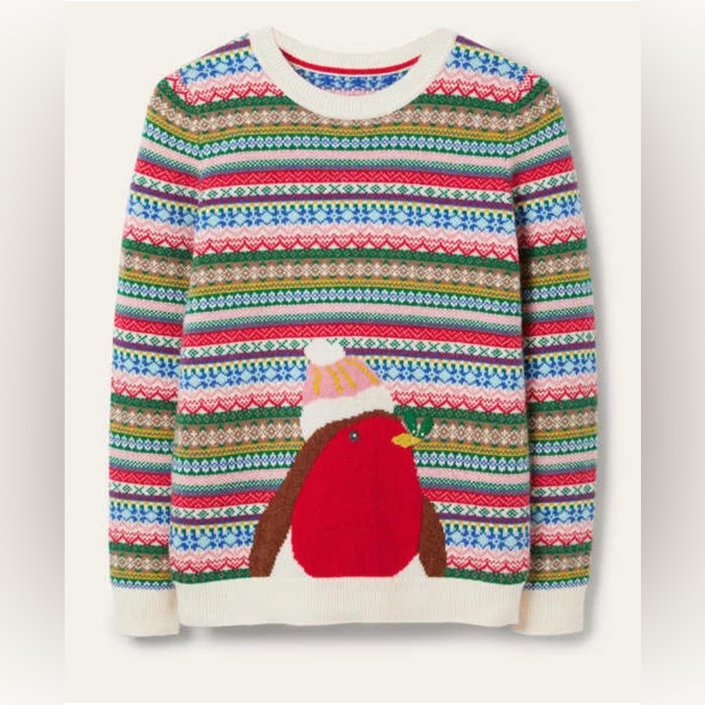 Boden Women’s Christmas Sweater - Size XL